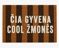Rankų darbo durų kilimėlis Cool Žmonės