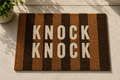 Rankų darbo durų kilimėlis KNOCK KNOCK